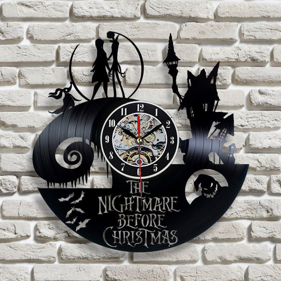 Jack and Sally Classic Vinyl Wall Clock